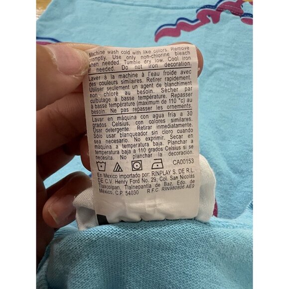 Champion Shirt Mens Size Small Heritage All-Over Script Spellout Logo Preppy - Picture 8 of 8